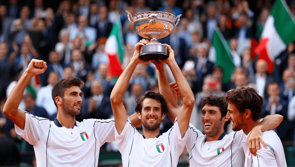 Cobolli: "Non ho trascinato io l'Italia". Volandri: "Per questa Davis ho pianto"