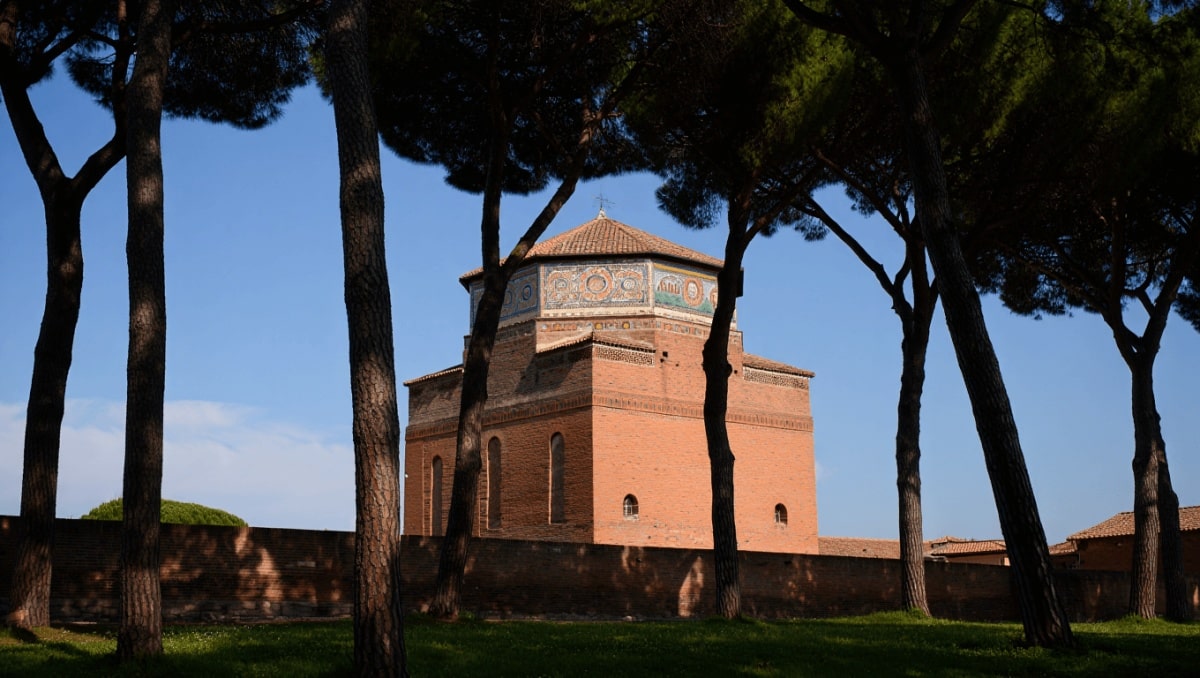 Allarme per i pini del Mausoleo di Galla Placidia a Ravenna, a rischio abbattimento