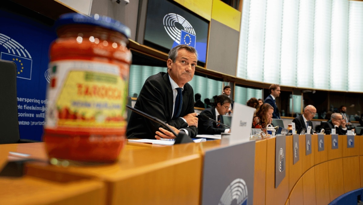 Esiste un mercato del Parlamento Europeo e vende carbonara tarocca