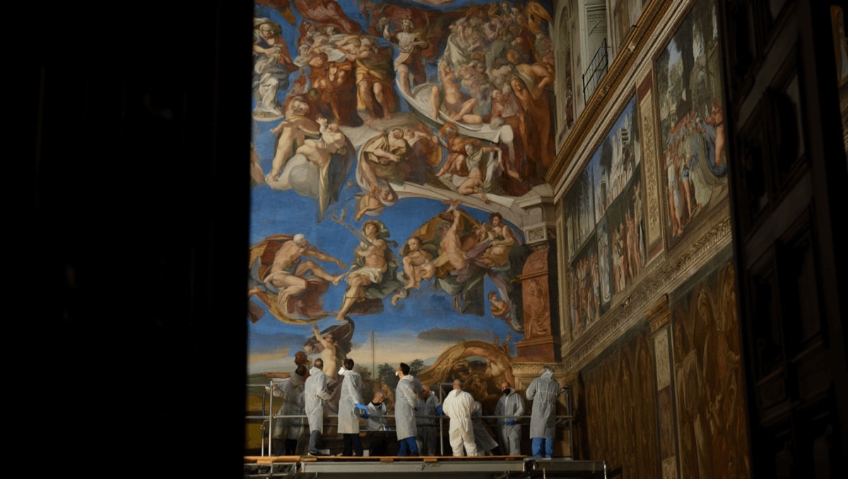 Cappella Sistina, via alla manutenzione straordinaria del Giudizio universale di Michelangelo