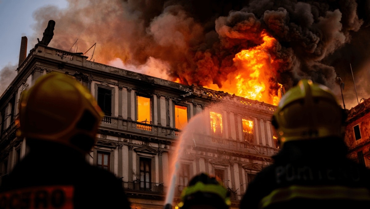 Incendio al Teatro Sannazaro di Napoli, diffuse le prime immagini degli interni