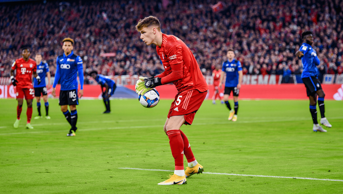 Bayern senza quattro portieri: contro l'Atalanta para un sedicenne americano