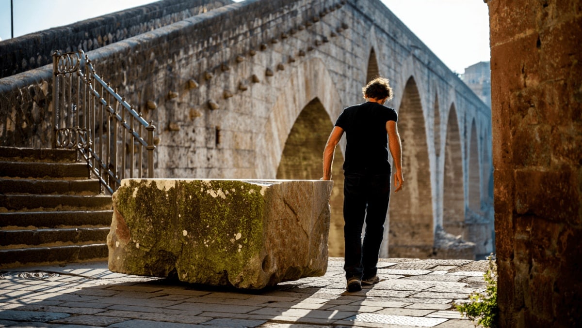 Salerno, tentata vendita di blocchi medievali rubati dai Ponti del Diavolo