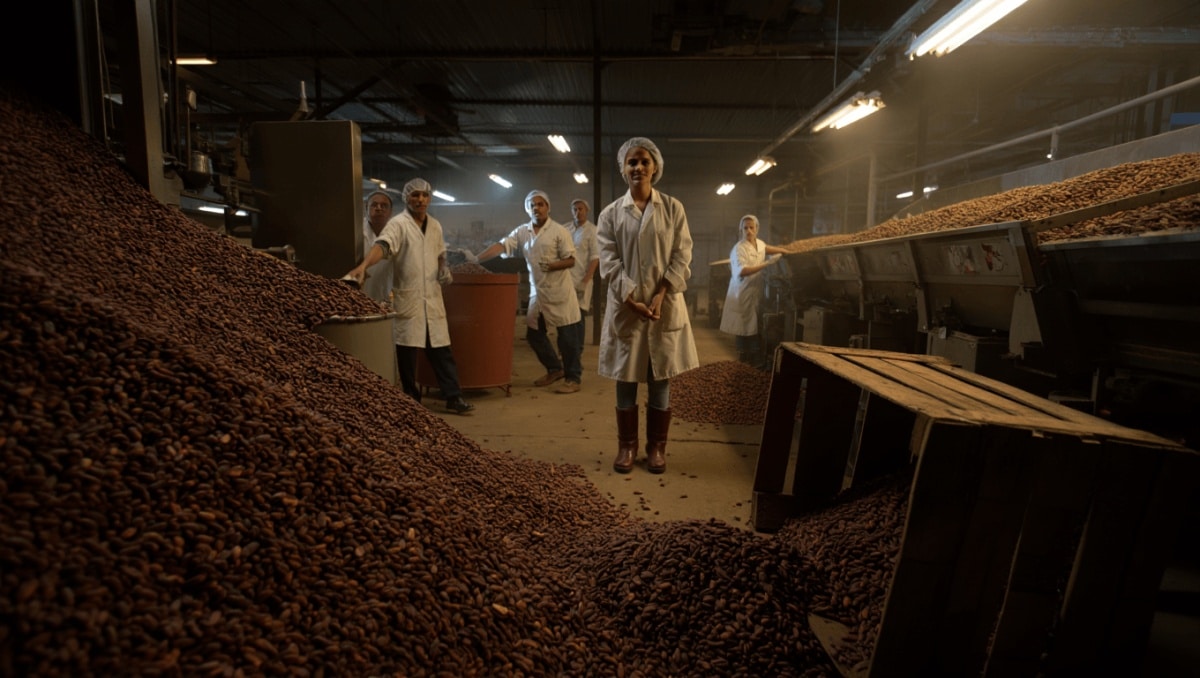 Il prezzo del cacao crolla, il valore del più grande produttore di cioccolato anche