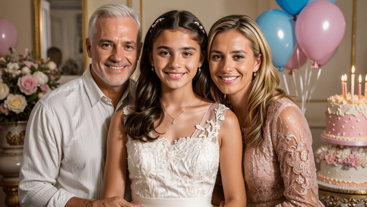 La figlia di Flavio Montrucchio e Alessia Mancini compie 18 anni: le foto e i video della festa, la dedica speciale di mamma e papà
