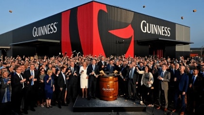 Svolta storica per Guinness: un nuovo birrificio in Irlanda