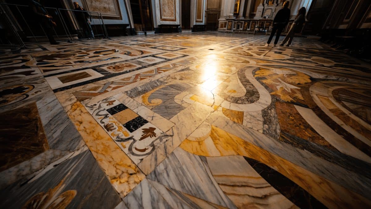 Napoli, restaurato il pavimento del Fanzago nella Cappella di San Gennaro