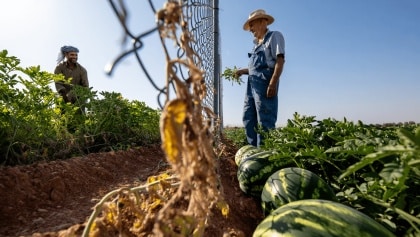 Un virus sta devastando le angurie israeliane, ma risparmia quelle palestinesi