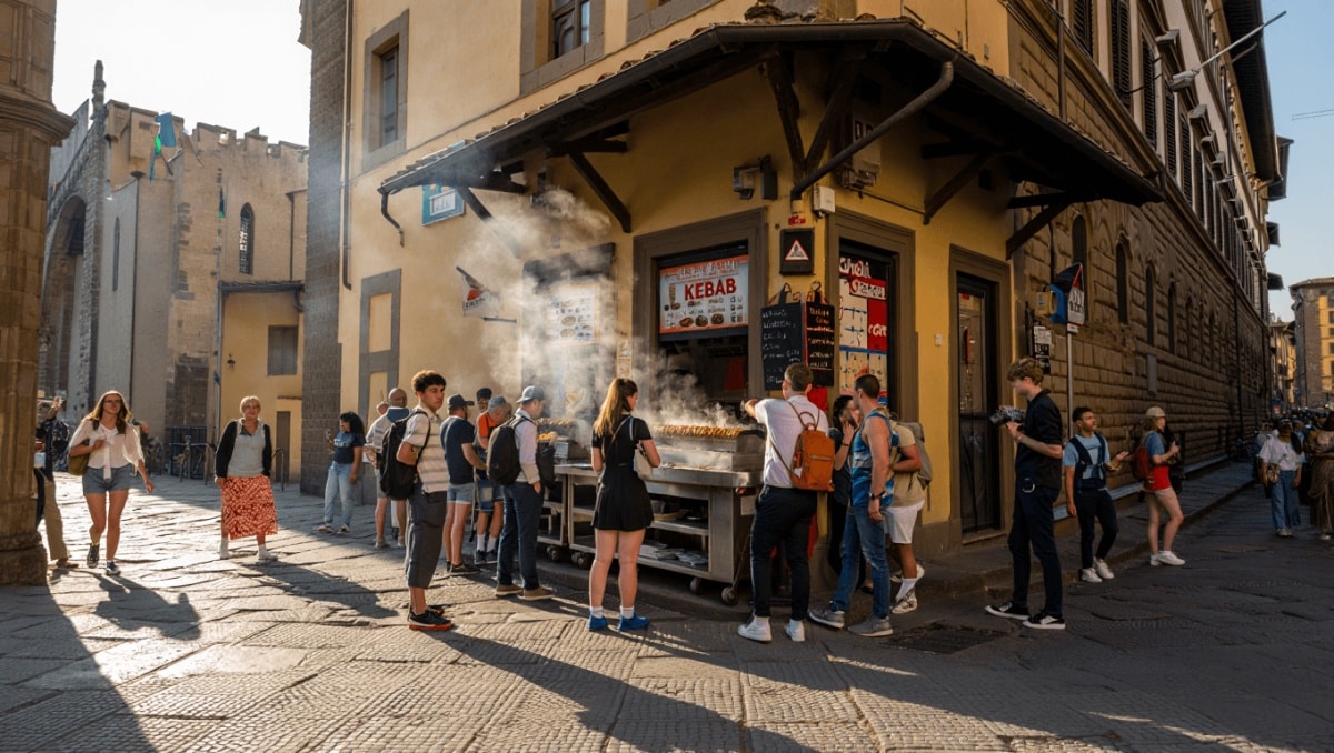 Futuro Nazionale a Firenze è un chiosco di kebab (e pure di successo): l’ha deciso Google