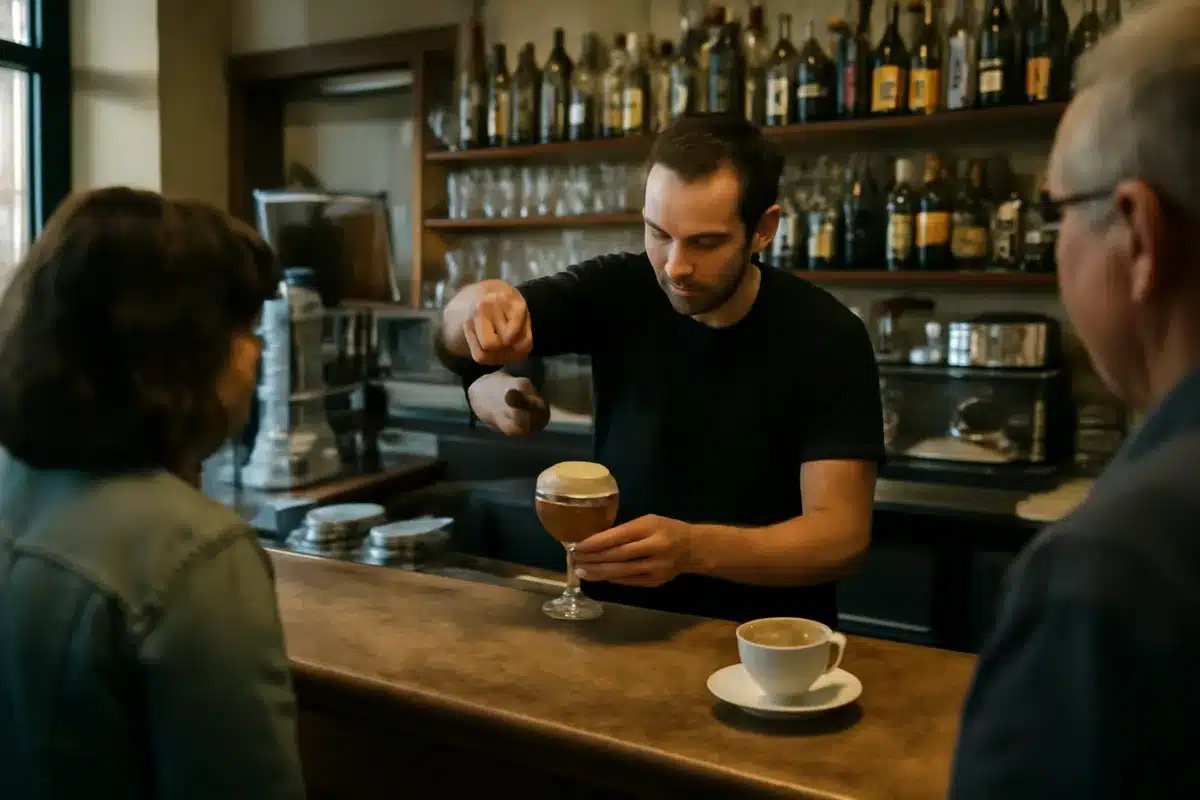 Da bar di quartiere a laboratorio di sapori — Il locale nasce come tipico caffè di quartiere. Negli ultimi anni però ha cambiato pelle. Dietro il bancone si sperimentano ricette che uniscono espresso e gelato. La formula ha attirato clienti curiosi