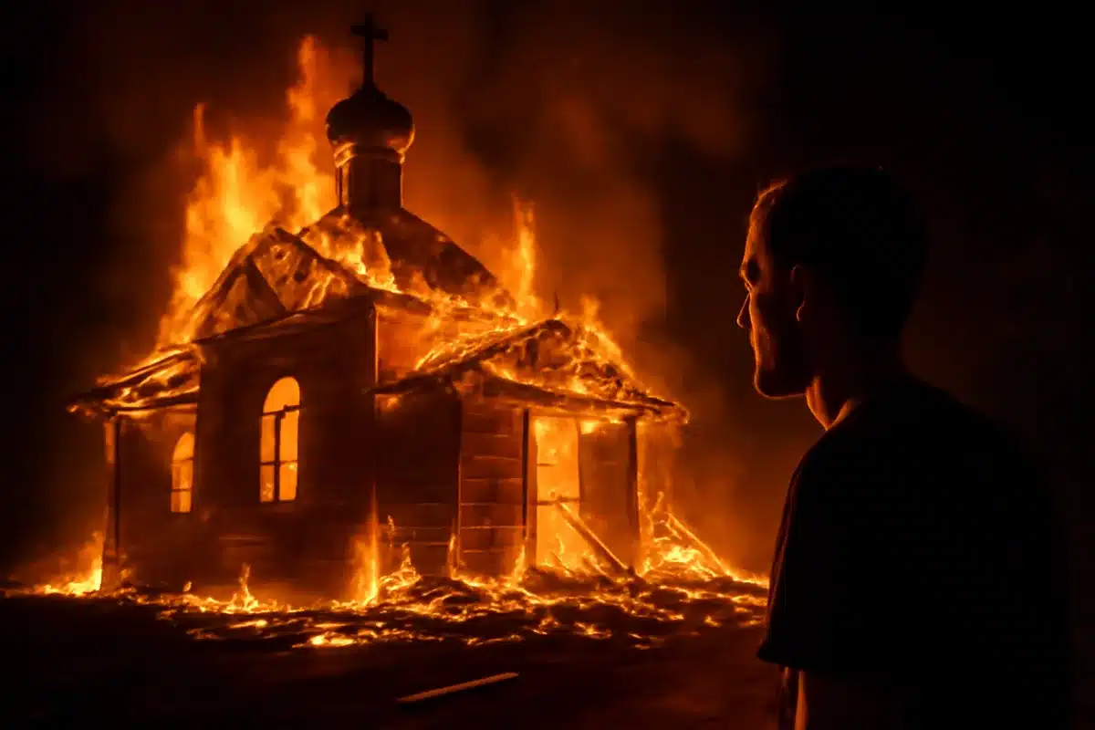 Attacco a Beryslav: cronaca dell'episodio — Secondo le fonti ufficiali, un drone russo ha colpito la struttura religiosa nella notte tra il 31 luglio e il 1° agosto. L'incendio si è propagato rapidamente, interessando l'intero edificio in legno. Data dell'attacco: 1°