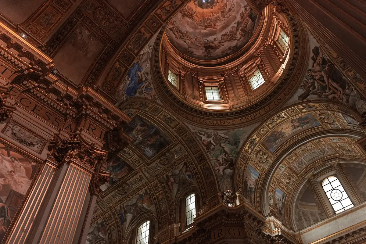 Setup per imaging multispettrale davanti a un affresco